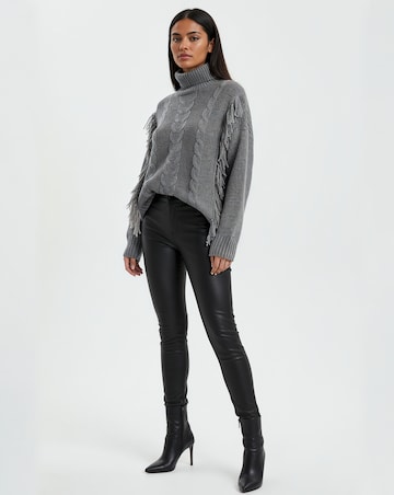 Religion Roll Neck Tassle Jumper