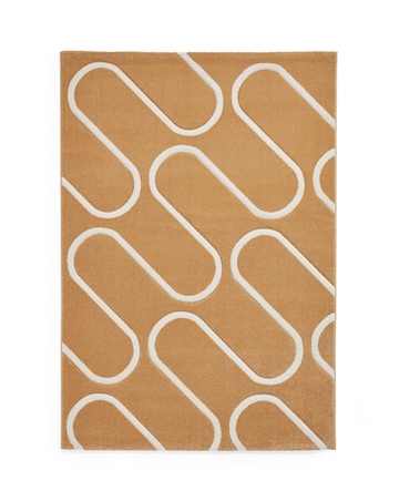 Catherine Lansfield Linear Curve Geometric Rug