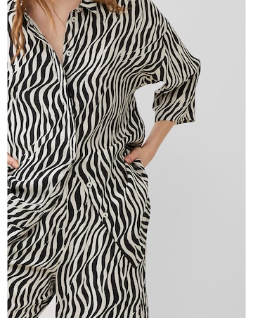 French Connection Zebra Print Shirt