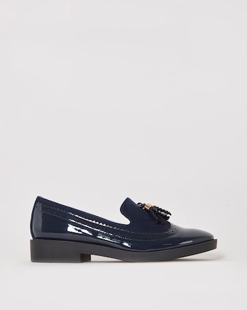 Amy Tassle Trim Loafers - Wide Fit (E)
