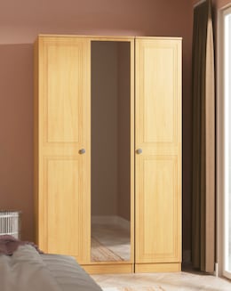 Richmond Ready Assembled 3 Door Mirrored Wardrobe
