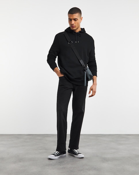 Loose Fit Stretch Jean Black Wash