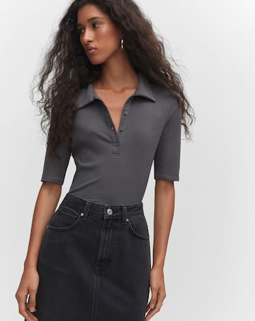 Mango Aida Denim Maxi Skirt