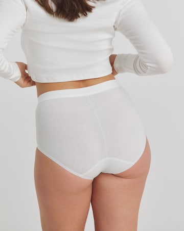 Sloggi (2 Pack) Cotton Double Comfort Maxi Knickers White