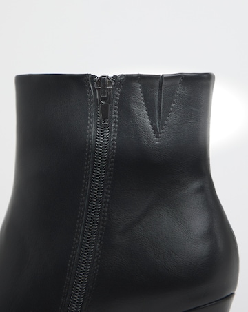 Sabine Ankle Kitten Heel Boots - Extra Wide Fit (EEE)