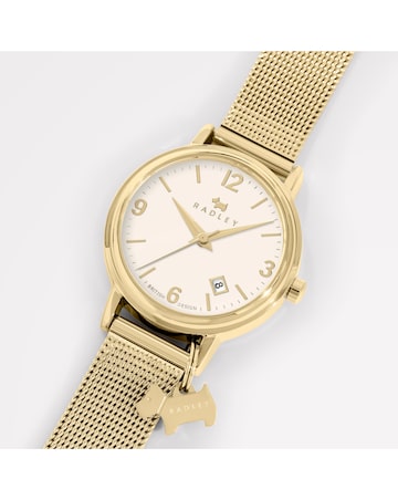 Radley Gold Plated Mesh Strap Watch