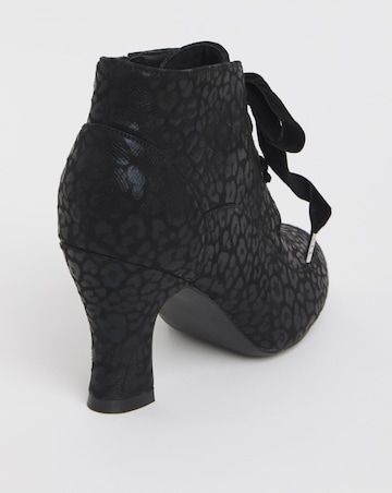 Joe Browns Satin Lace Up Bootie Wide Fit