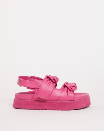 Idella Chunky Chain Footbed Sandals - Extra Wide Fit (EEE)