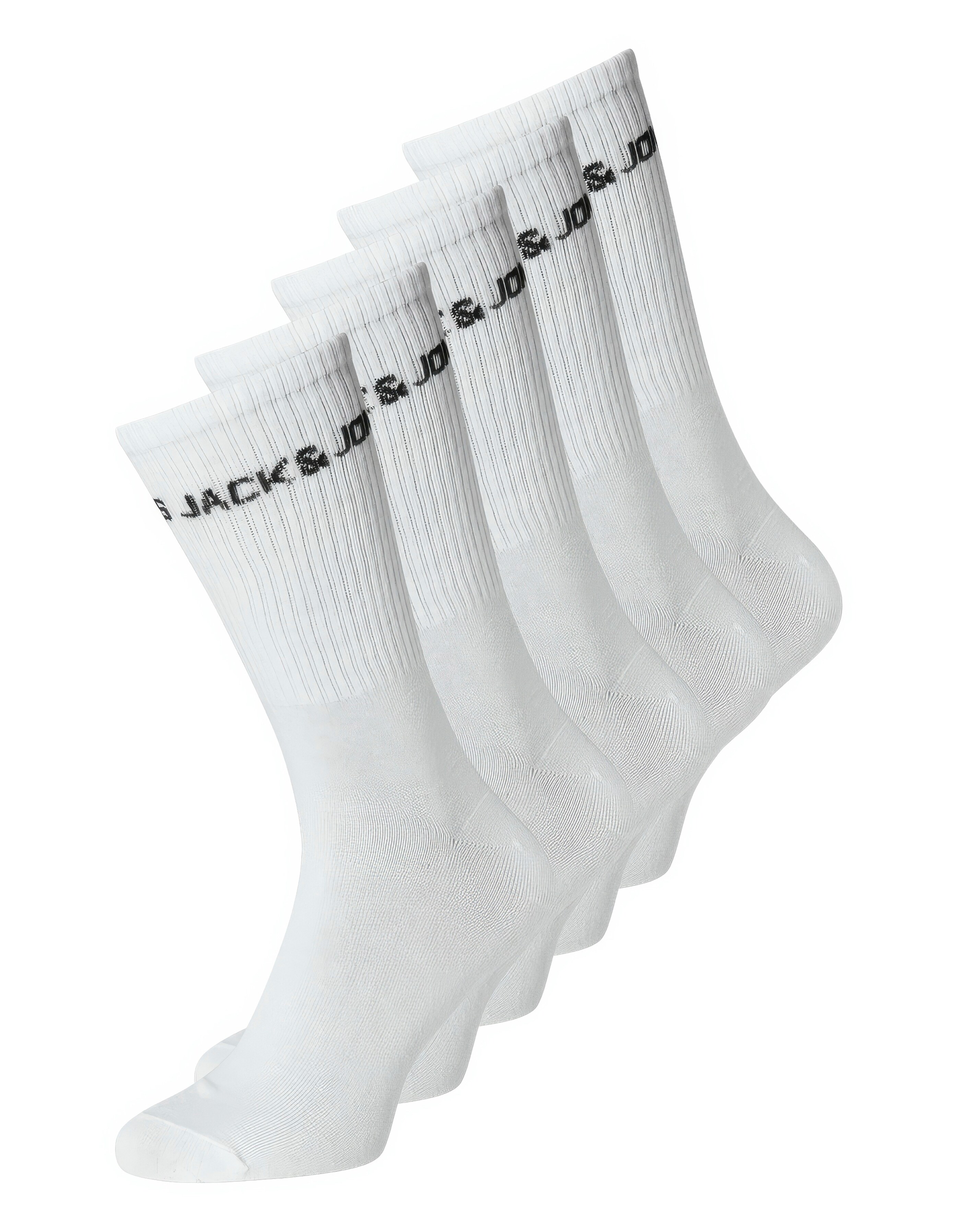 Jack & Jones Tennis Sock 5 Pack - White