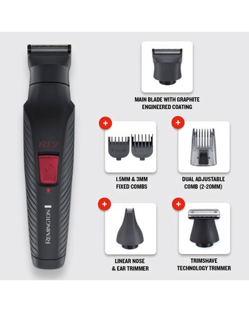 Remington G12 Graphite Series 12in1 Multi-Grooming Kit PG2120