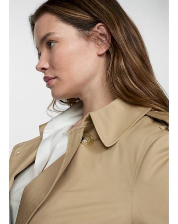 Mango Tie Waist Trench Coat
