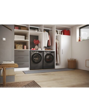 Hoover H-DRY 350 HRE C10TBER-80 10kg Condenser Tumble Dryer Graphite + Install