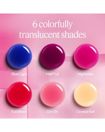 Essie Glass Nails Half Full, Deep Purple Nail Polish, Sheer Finish, 13.5ml