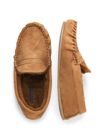 Jack & Jones Mark Moccasin Slipper - Natural