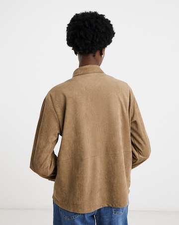 Suedette Long Sleeve Shirt