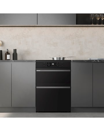 Hisense HDCEIT6C20B 60cm Induction Double Cooker - Black