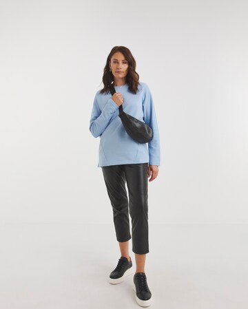 Blue Raglan Detail Sweatshirt