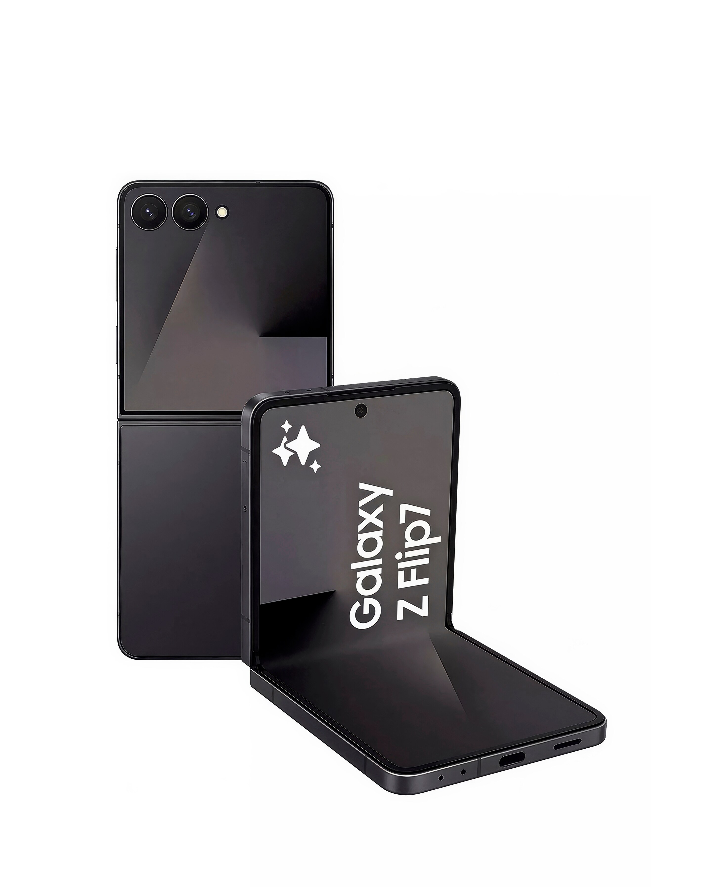 Samsung Galaxy Z Flip7 256GB 5G - Jet Black - Galaxy AI | Fashion