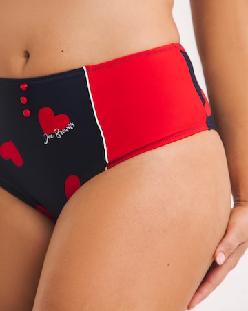 Joe Browns Retro Heart High Waist Bikini Brief