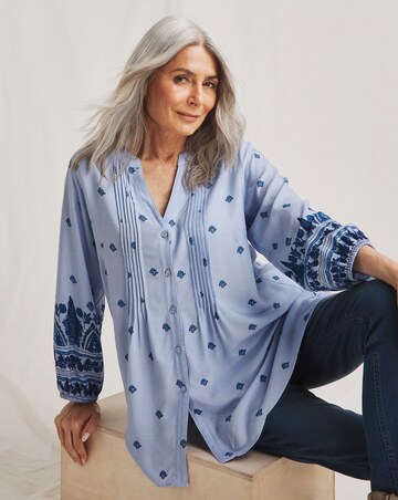 Julipa Pintuck Blouse