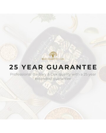 Barbary & Oak Nattura 26cm Cast Iron Grill Pan Beige