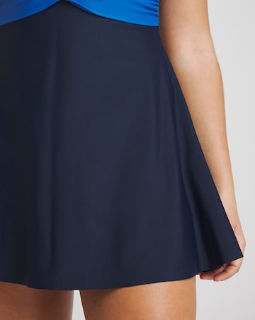 Contrast Trim Swimdress