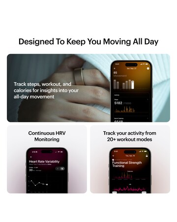 Ultrahuman Ring AIR Bluetooth Smart Ring - Brushed Rose Gold - Size 10