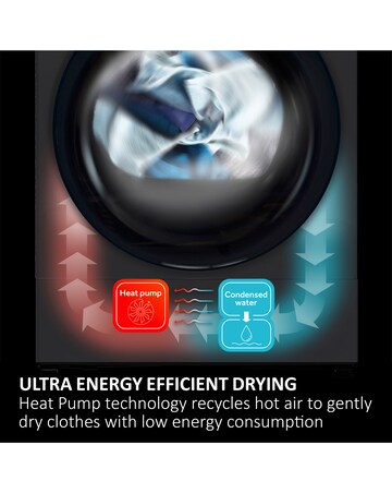 Haier HD90-A2939S 9kg Heat Pump Tumble Dryer Slate + Install