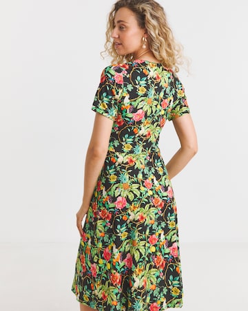 Joe Browns Pretty Parrot Jersey Midi Dress