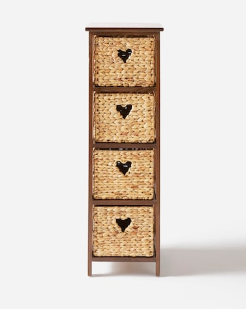 Hyacinth Hearts 4 Drawer Tall unit