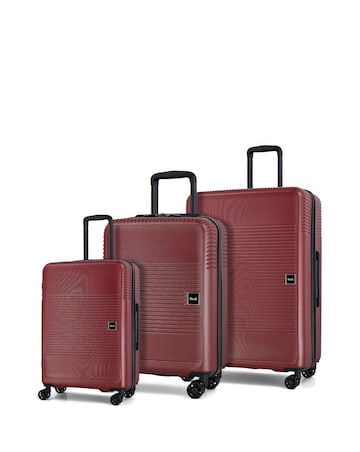 Rock Lincoln 3pc Suitcase Set