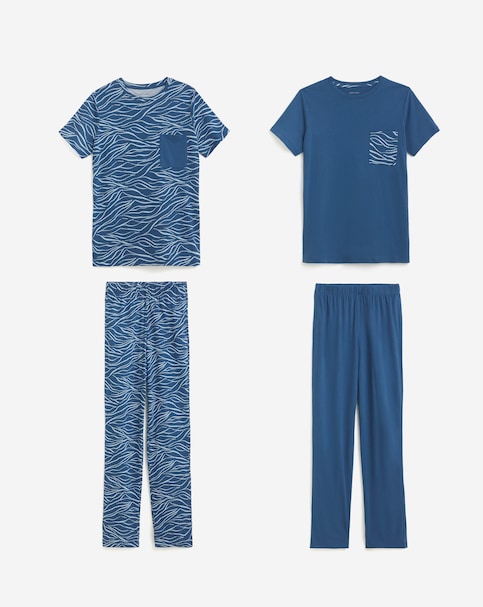 JD Williams (2 Pack) Value Pyjama Sets Zebra Print