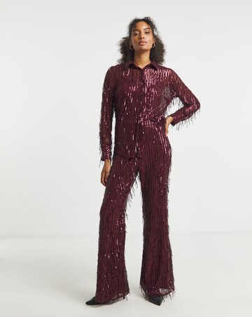 Joanna Hope Sequin Trousers