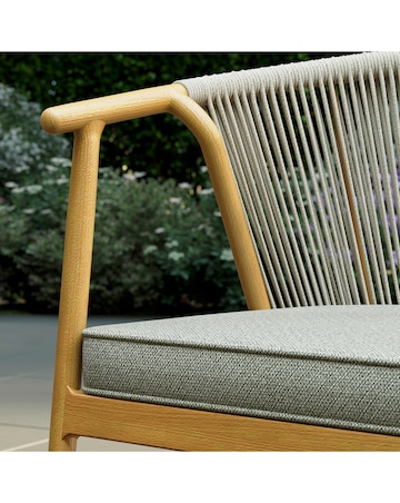 Charles Bentley Rope Weave 4 Seater Dining Set