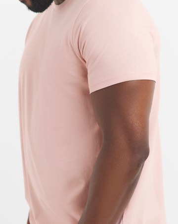 Pure Cotton Crew Neck T-Shirt- Pastel Pink