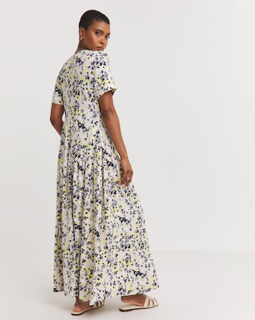Soft Touch Tiered Asymmetric Swing Dress