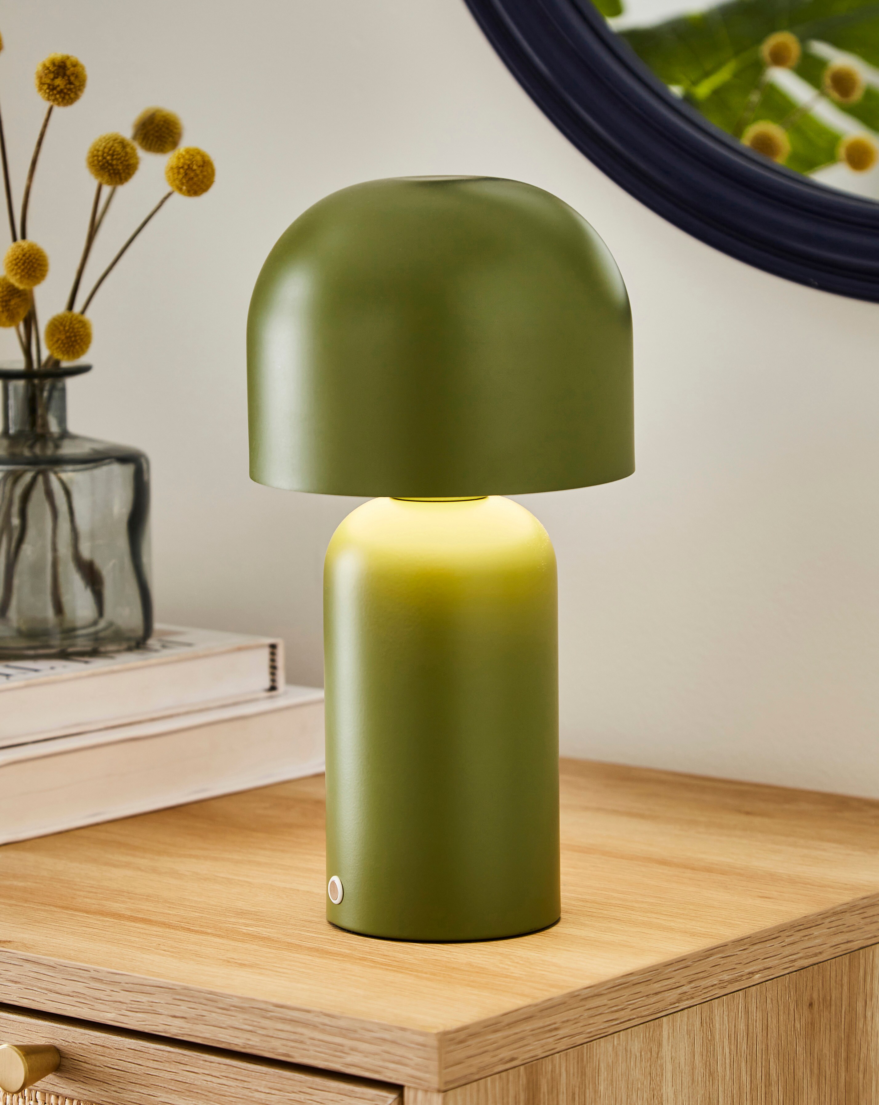 Mushroom Wireless Rechargeable LED Lamp