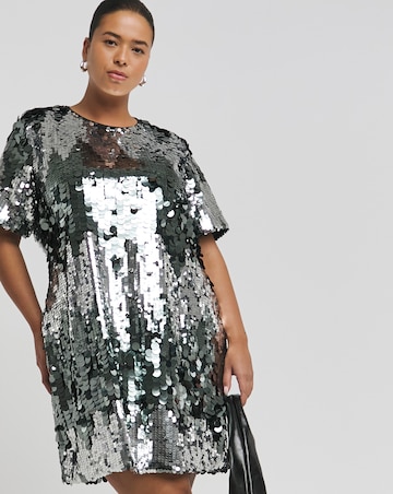 Lovedrobe Ombre Sequin Swing Dress