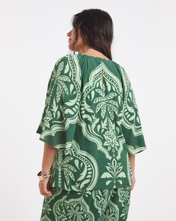 Joanna Hope Floral Printed Blouse