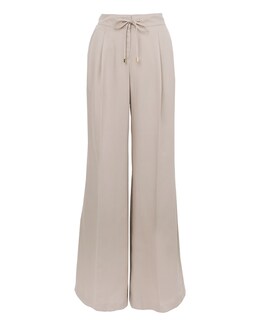 Anthology Cream Pleat Front Pure Lyocell Trouser