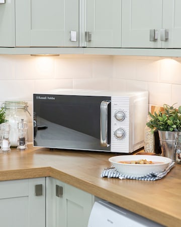 Russell Hobbs RHM1731 17Litre Inspire Compact Manual Microwave - White