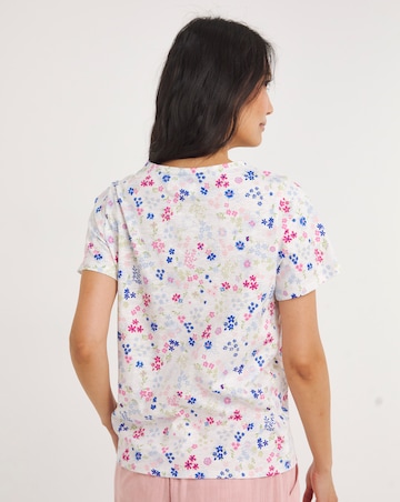 Julipa Pure Cotton Tie Hem T-Shirt