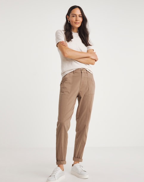 Stone Tapered Trouser