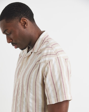 Wrangler Short Sleeve Resort Shirt - Tan