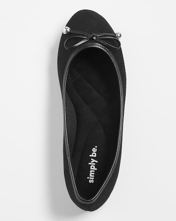 Selena Classic Flat Ballerina Shoes Standard D Fit