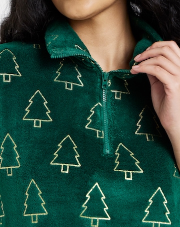 Pretty Secrets Christmas Quarter Zip Fleece Twosie