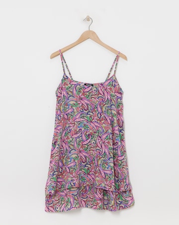Short Viscose Tiered Nightie