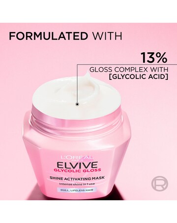 LOreal Paris Elvive Glycolic Gloss Core Diamond Mask 300ml