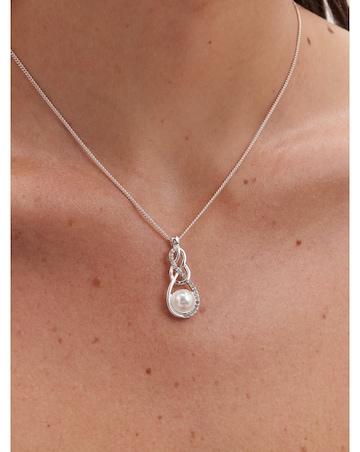 Jon Richard Pearl and Crystal Infinity Trio Set - Gift Box