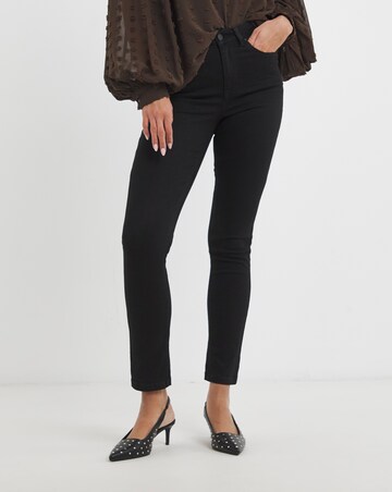 Super Stretch Premium Denim Black Slim Jeans